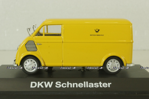 DKW Schnellaster Typ 30 "Deutsche Bundespost" 1954, yellow, 08816, Schuco 1:43