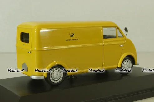 DKW Schnellaster Typ 30 "Deutsche Bundespost" 1954, yellow, 02393, Schuco 1:43