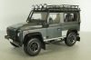 Land Rover Defender 90 Tomb Raider, gray, 08901TR,  Kyosho 1:18