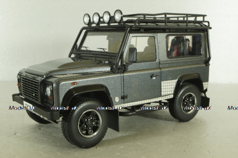 Land Rover Defender 90 Tomb Raider, gray, 08901TR,  Kyosho 1:18