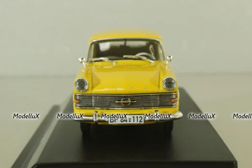 Opel Rekord P2 Caravan "Deutsche Bundespost" 1960, yellow, Bing 1:43