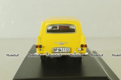 Opel Rekord P2 Caravan "Deutsche Bundespost" 1960, yellow, Bing 1:43