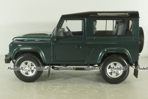 Land Rover Defender 90 Adventure 2007, green, 08901G,  Kyosho 1:18