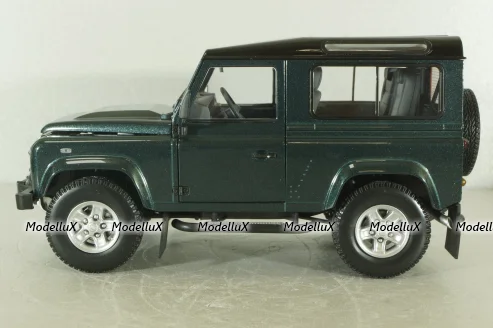 Land Rover Defender 90 Adventure 2007, green, 08901G,  Kyosho 1:18