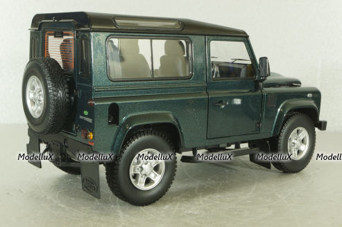 Land Rover Defender 90 Adventure 2007, green, 08901G,  Kyosho 1:18