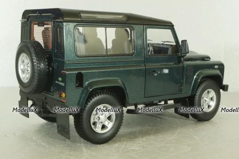 Land Rover Defender 90 Adventure 2007, green, 08901G,  Kyosho 1:18