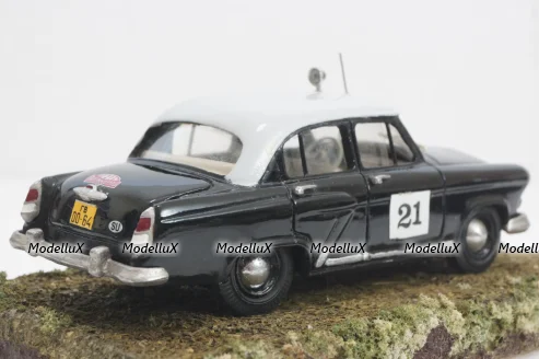 Газ-21 Волга, Ралли №21, черный, 1:43