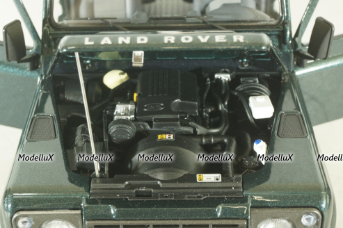 Land Rover Defender 90 Adventure 2007, green, 08901G,  Kyosho 1:18