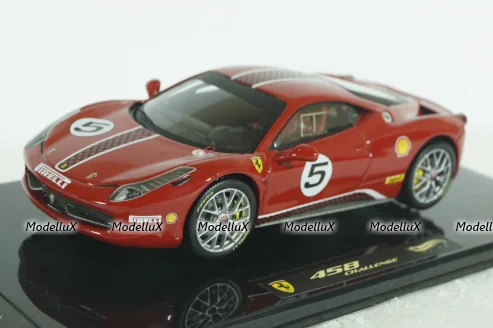 Ferrari 458 Challenge, red, X5504, Hot Wheels Elite 1:43