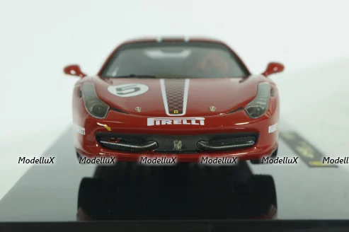 Ferrari 458 Challenge, red, X5504, Hot Wheels Elite 1:43