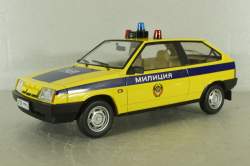 Ваз-2108 Милиция Lada Samara 1987, DC18003TP1YB, Premium Scale Models 1:18