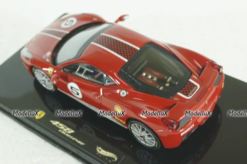 Ferrari 458 Challenge, red, X5504, Hot Wheels Elite 1:43