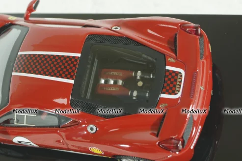 Ferrari 458 Challenge, red, X5504, Hot Wheels Elite 1:43