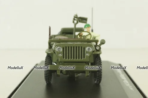 Jeep 1/4 ton military vehicle sabbia, Cararama 1:72