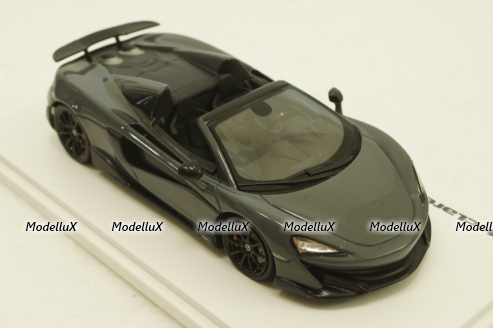 McLaren 600LT Spider Construction 2019 chicane Grey, 13QA715CP, TSM Model 1:43