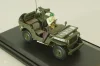 Jeep 1/4 ton military vehicle sabbia, Cararama 1:72