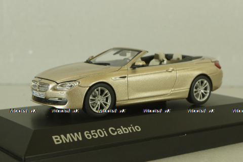 BMW 650i Cabrio (F12) 2010, gold, 80432167080, Jadi 1:43