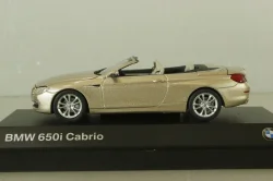 BMW 650i Cabrio (F12) 2010, gold, 80432167080, Jadi 1:43