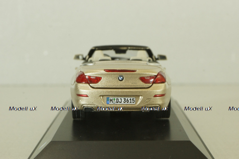 BMW 650i Cabrio (F12) 2010, gold, 80432167080, Jadi 1:43