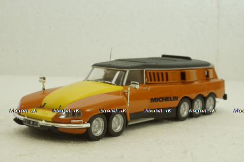 Citroen DS PLR Michelin Testcar Mille Pattes 1972, Altaya 1:43