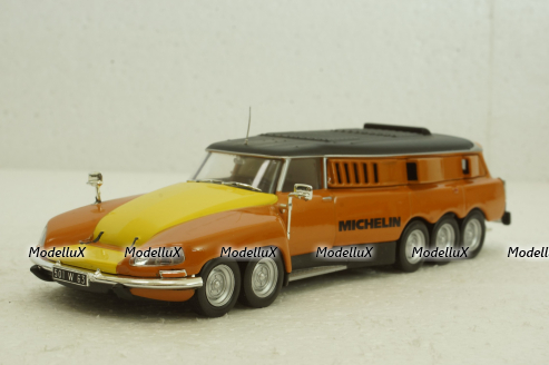 Citroen DS PLR Michelin Testcar Mille Pattes 1972, Altaya 1:43