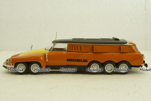 Citroen DS PLR Michelin Testcar Mille Pattes 1972, Altaya 1:43