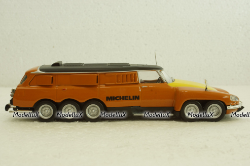 Citroen DS PLR Michelin Testcar Mille Pattes 1972, Altaya 1:43