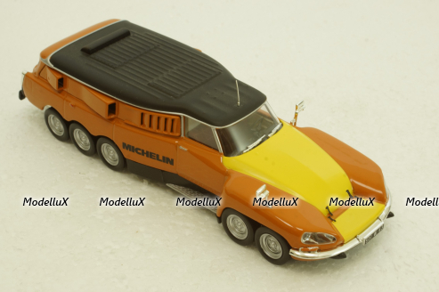 Citroen DS PLR Michelin Testcar Mille Pattes 1972, Altaya 1:43