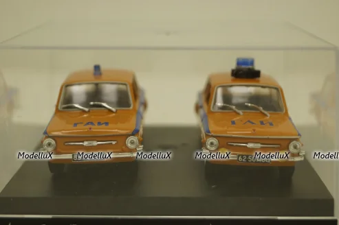 Набор из двух машин Заз-968А Запорожец, ГАИ, Коверсия 1:43