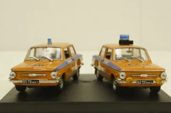 Набор из двух машин Заз-968А Запорожец, ГАИ, Коверсия 1:43