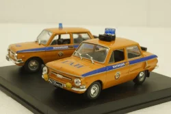 Набор из двух машин Заз-968А Запорожец, ГАИ, Коверсия 1:43