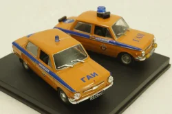 Набор из двух машин Заз-968А Запорожец, ГАИ, Коверсия 1:43