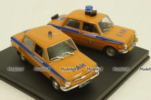 Набор из двух машин Заз-968А Запорожец, ГАИ, Коверсия 1:43