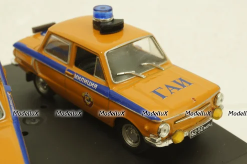 Набор из двух машин Заз-968А Запорожец, ГАИ, Коверсия 1:43