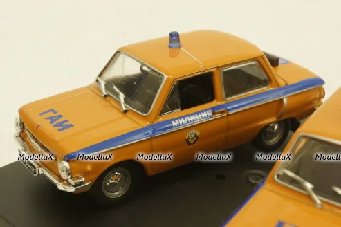 Набор из двух машин Заз-968А Запорожец, ГАИ, Коверсия 1:43