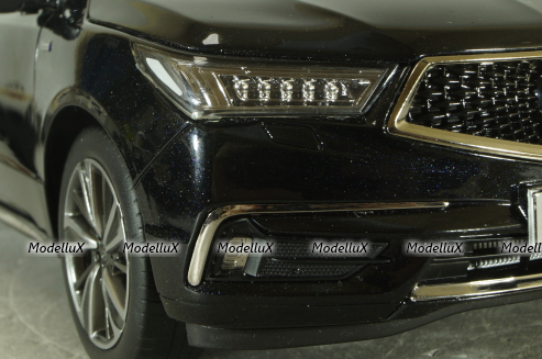 Acura MDX Sport Hybrid 2019, black, Paudi 1:18
