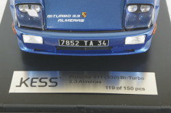 Porsche 930 BiTurbo 3.3 Almeras blue 1983, KE18005A, KESS 1:18