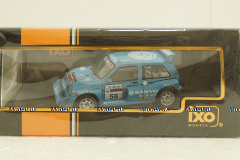 MG Metro 6R4, No.58, RAC Rally, G.Fielding/J.Robinson, 1986, RAC361A, IXO 1:43