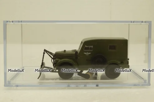 Газ-69, зеленый снегоуборочная №2, конверсия 1:43