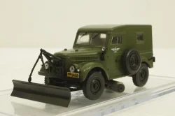 Газ-69, зеленый снегоуборочная №2, конверсия 1:43
