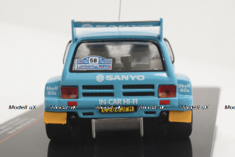 MG Metro 6R4, No.58, RAC Rally, G.Fielding/J.Robinson, 1986, RAC361A, IXO 1:43