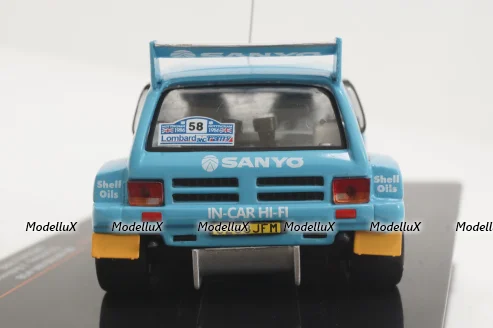 MG Metro 6R4, No.58, RAC Rally, G.Fielding/J.Robinson, 1986, RAC361A, IXO 1:43