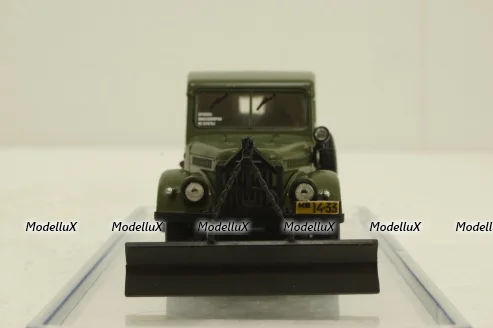 Газ-69, зеленый снегоуборочная №2, конверсия 1:43