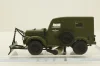 Газ-69, зеленый снегоуборочная №2, конверсия 1:43