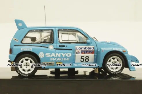 MG Metro 6R4, No.58, RAC Rally, G.Fielding/J.Robinson, 1986, RAC361A, IXO 1:43