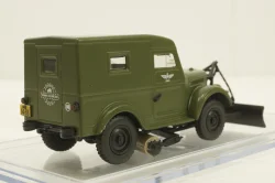 Газ-69, зеленый снегоуборочная №2, конверсия 1:43