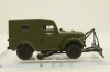 Газ-69, зеленый снегоуборочная №2, конверсия 1:43