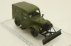 Газ-69, зеленый снегоуборочная №2, конверсия 1:43