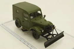 Газ-69, зеленый снегоуборочная №2, конверсия 1:43