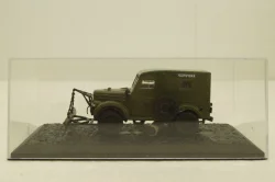 Газ-69, зеленый снегоуборочная, конверсия 1:43